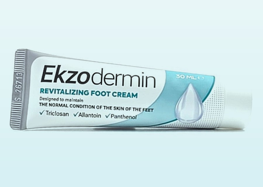 Gepflegte Füße nach dem Auftragen der Creme